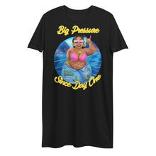 Load image into Gallery viewer, Big Pressure t-shirt dress