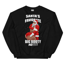 Load image into Gallery viewer, Santa’s Favorite (black) Unisex Sweatshirt