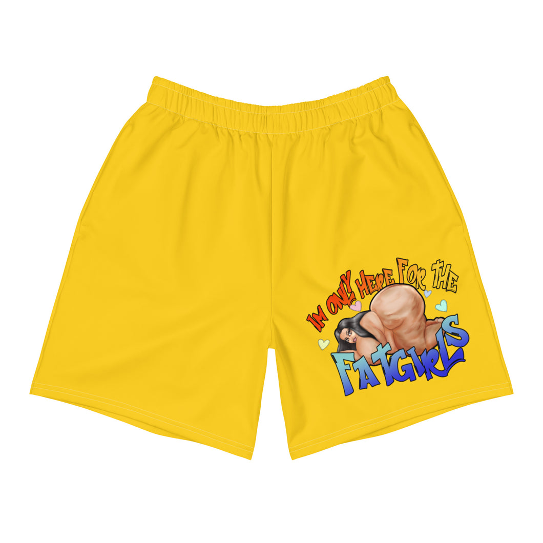 Only here for the fat girls Athletic Shorts