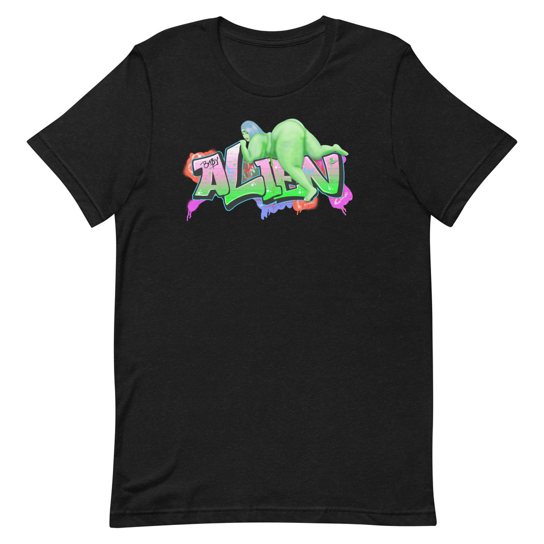 Alien Humper graffiti t-shirt